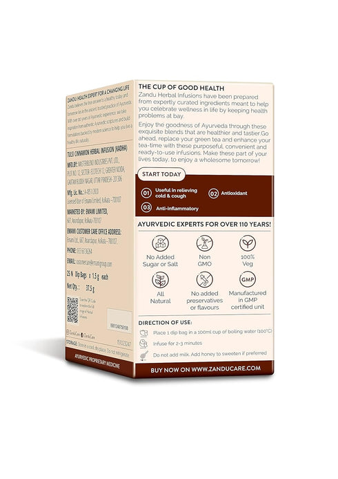 Zandu Tulsi Cinnamon Ayurvedic Infusion Kadha