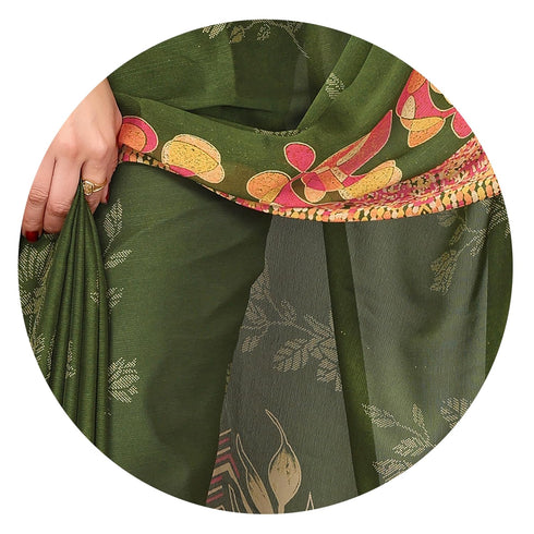 Vasthrlay Fashion Chiffon Georgette Dark Ethnic Wear