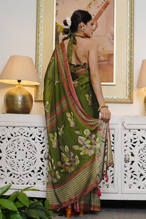 Vasthrlay Fashion Chiffon Printed Ethnic Wear