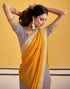 Vasthrlay Georgette Embroidery Unstitched Maroon Saree