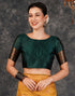 Vasthrlay Banarasi Kanjeevaram Unstitched Beige Saree