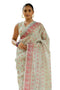 Vasthrlay Fashion Assamese Digital Cream Ethnic Wear