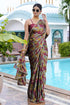Vasthrlay Fashion Georgette Leheriya Dark Ethnic Wear