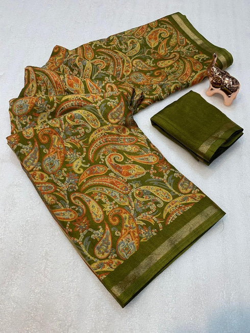 Vasthrlay Soft Saree Floral Digital Extraodinary