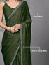 Vasthrlay Georgette Siroski Unstitched Black Ethnic Wear