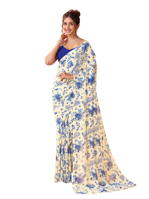 Vasthrlay Georgette Printed Saree