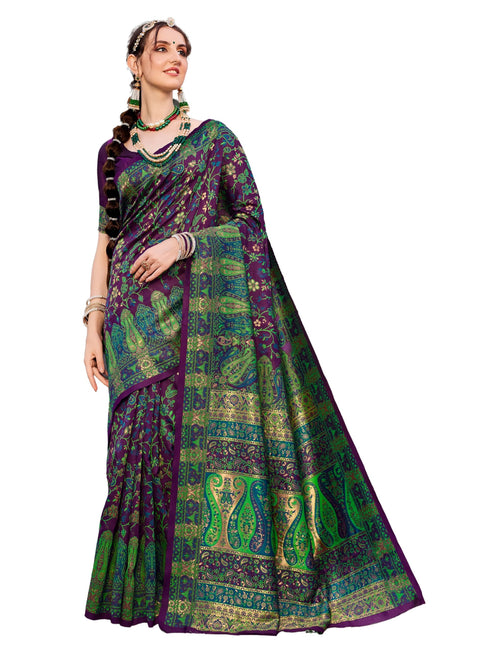 Vasthrlay Brown Saree