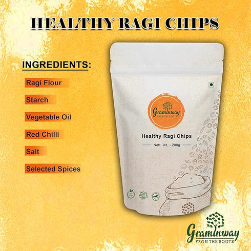 Graminway Healthy Diet Rosted Chips Ragi Chips