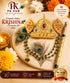 PK HUB Kid's Cotton Yellow Krishna Style Kurta Dhoti Dress Set with Bansuri, Mukut & Patka