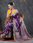 Vasthrlay Banarasi Jacquard Unstitched Pink Saree