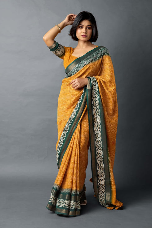 Vasthrlay Fashion Bandhani Printed Ethnic Wear