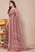 Vasthrlay Fashion Polyester Printed Black Ethnic Wear