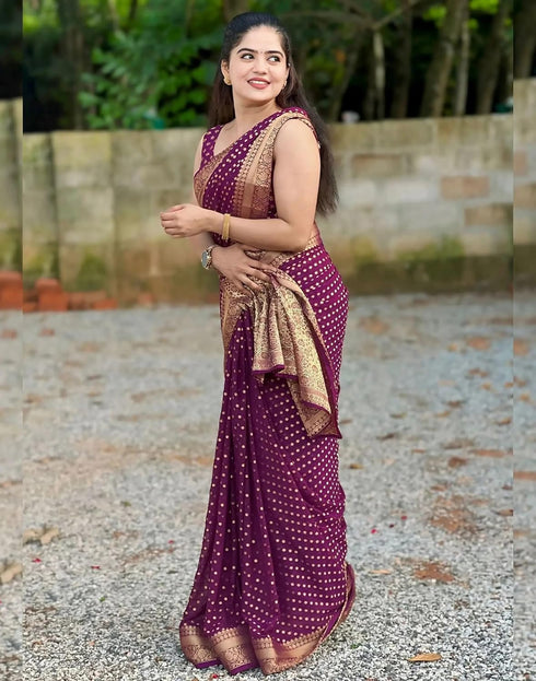 VasthrlayWedding Mehndi Saree
