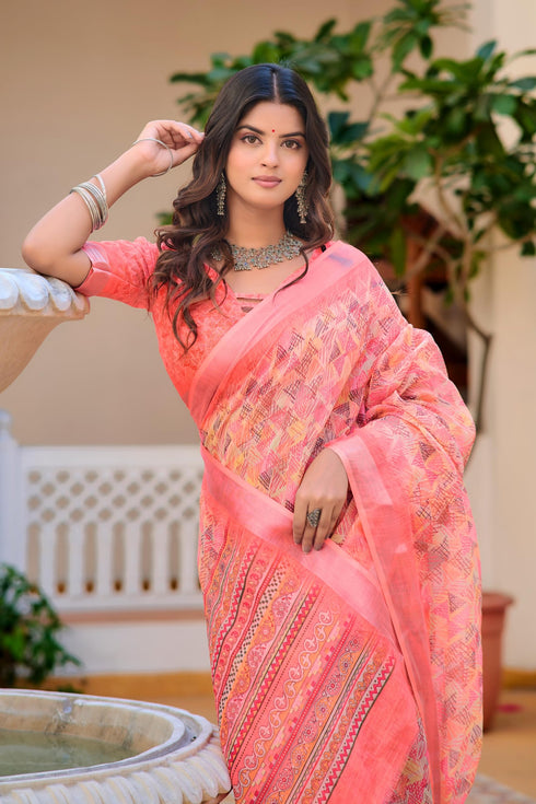 Vasthrlay Border Unstitched Saree