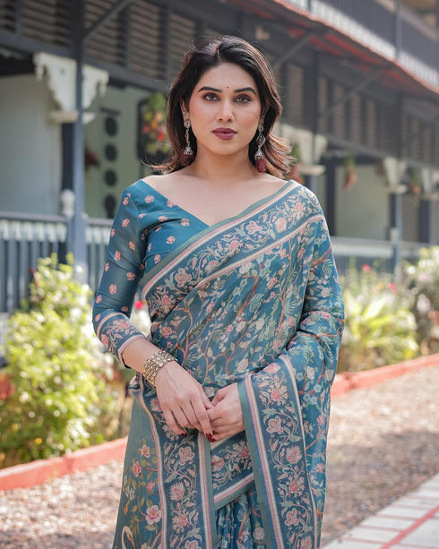 Vasthrlay Handloom Printed Saree