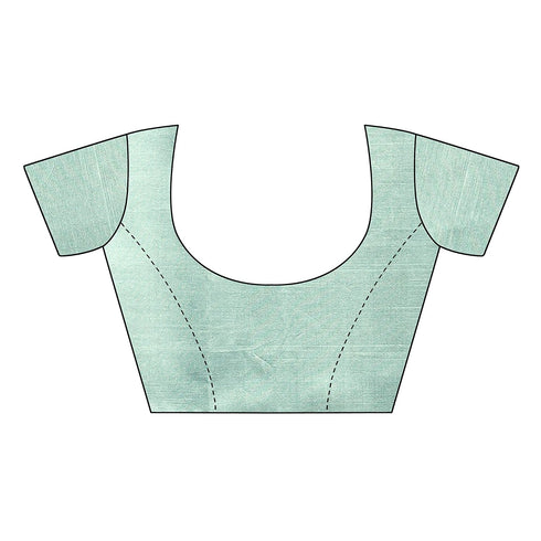 Vasthrlay Blouse Piece Air Grey Ethnic Wear
