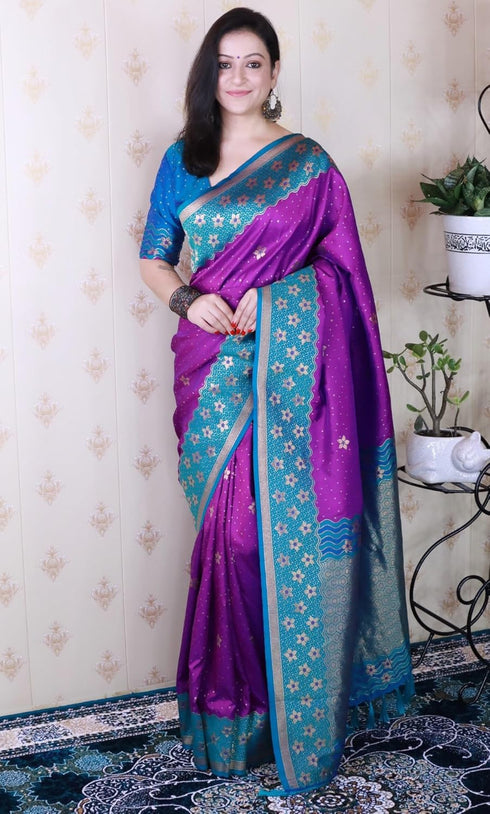 Vasthrlay Kanjivaram Unstitched Blouse Ethnic Wear