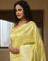 Vasthrlay Kanjivaram Banarasi Wedding Orange Saree