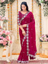 Vasthrlay Weightless Georgette Lime Saree