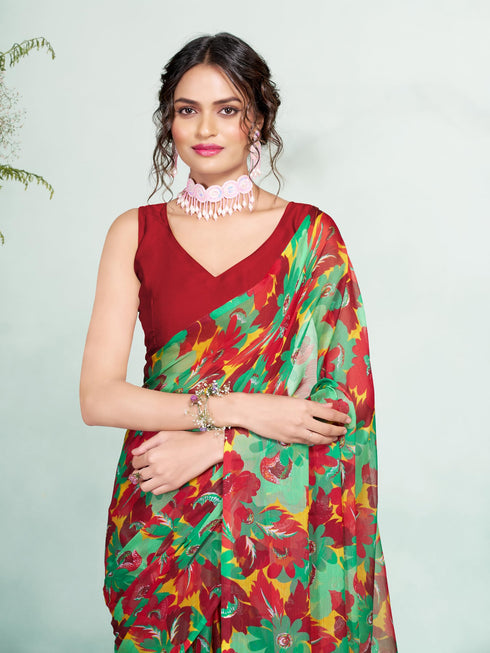Vasthrlay Chiffon Saree