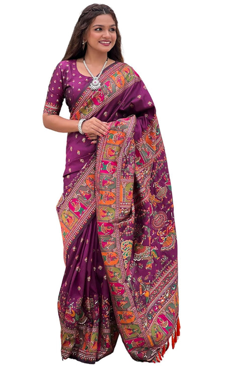 Vasthrlay Kanjivaram Unstitched Blouse Ethnic Wear