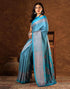 Vasthrlay Womens Printed Unstitched Brown Saree