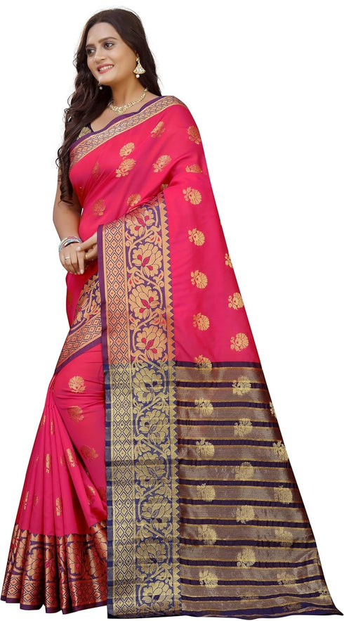 Vasthrlay Banarasi Multicolor Ethnic Wear