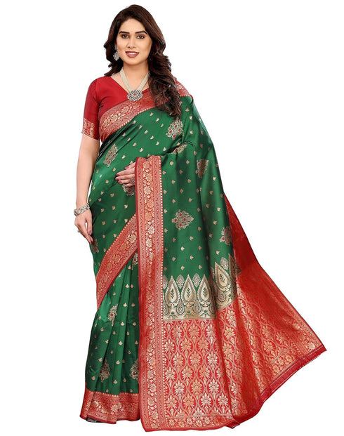 Vasthrlay Kanjivaram Banarasi Wedding Sari Az Ys Shakshi Saree