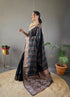 Vasthrlay Women's Kanjivaram Cotton Unstitched Saree