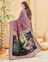 Vasthrlay Womens Weaving Unstitched Maroon Saree