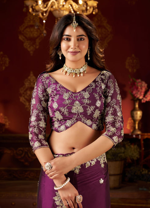 Vasthrlay Embroidery Saree