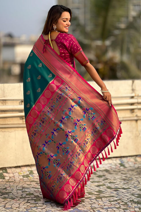 Vasthrlay Paithani Kanjivaram Sarees Ethnic Wear