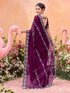 Vasthrlay Shimmer Chiffon Rani Saree