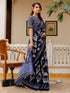 Vasthrlay Womens Printed Unstitched Red Saree