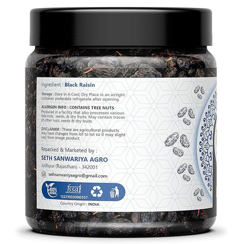 Seasonal Kart Black Raisins|Kala Kismish