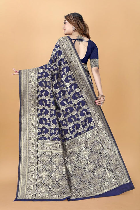 Vsathrlay Saree Kanjivaram Silk Pari Maroon