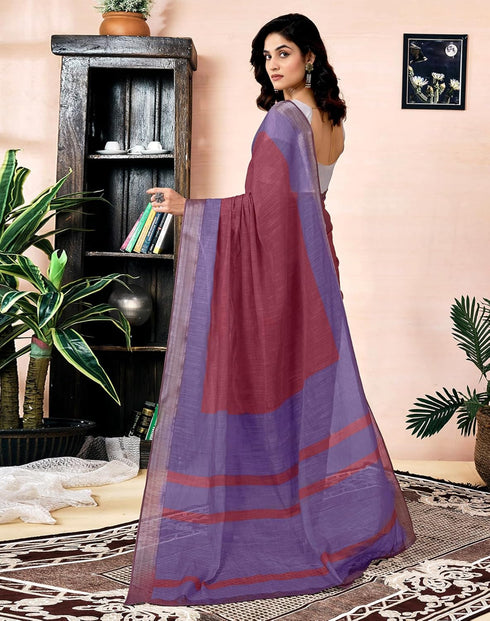 Vasthrlay Womens Printed Unstitched Dark Green Saree