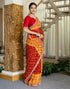 Vasthrlay Georgette Embroidery Unstitched Yellow Saree
