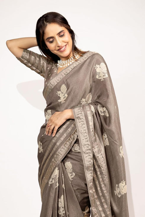 Vasthrlay Fashion Peacock Printed Ethnic Wear