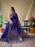 Vasthrlay Kanjivaram Banarasi Jacquard Unstitched Saree