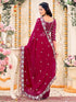 Vasthrlay Weightless Georgette Lime Saree