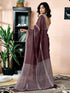 Vasthrlay Kashmiri Minakari Navy Navy Blue Saree