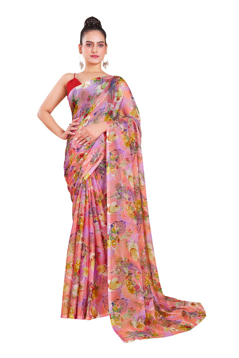 Vasthrlay Chiffon Floral Saree