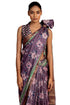 Vasthrlay Fashion Paisley Printed Grey Ethnic Wear