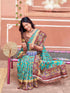 Vasthrlay Womens Printed Unstitched Purple Saree