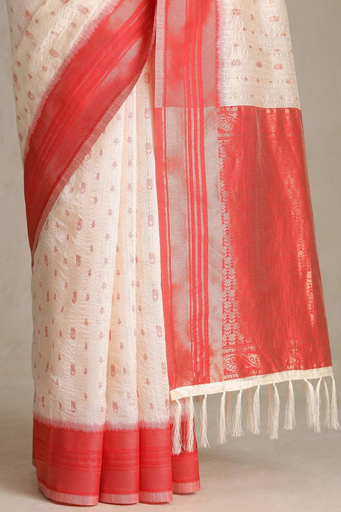 Vasthrlay Tussar Woven Design