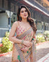 Vasthrlay Turquoise Tassels Traditional Saree