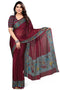 Vasthrlay Fashion Chiffon Georgette Teal Ethnic Wear