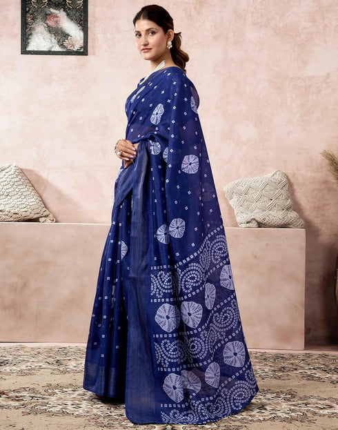 Vasthrlay Womens Cotton Blouse Teal Saree