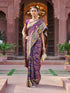 Vasthrlay Kanjivaram Unstitched Saree